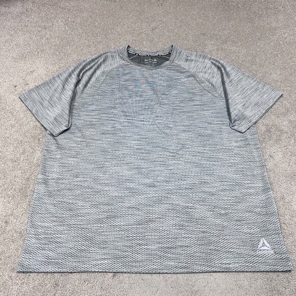 Reebok T-Shirt Men’s Gray Short Sleeve Size 2XL - Picture 5 of 11